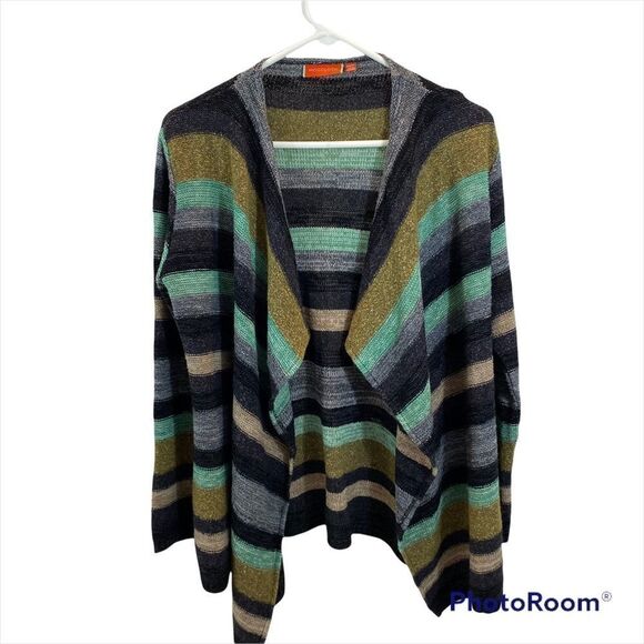 ModCloth Brand Open Front Waterfall Colllar Cardigan‎ Sweater Size XXS/XS - Picture 6 of 11